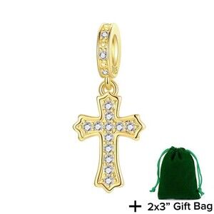 Cross Dangle Charm | 925 Silver | Brand New